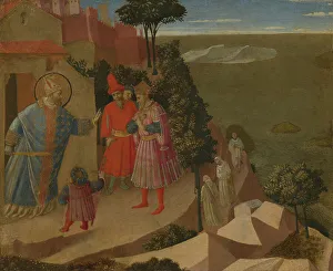 Mitre Prints: Saint Romuald Refuses Emperor Otto III Admission to the Church