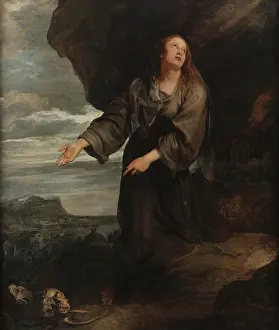 Dyck Prints: Saint Rosalia Interceding for the City of Palermo