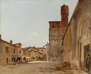 Saint Salvi Church, Albi, 1830/40. Creator: Pierre Achille Poirot Saint Salvi Church, Albi, 1830/40. Creator: Pierre Achille Poirot