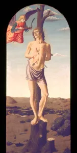 Andrea Del Prints: Saint Sebastian, 1457. Artist: Andrea del Castagno