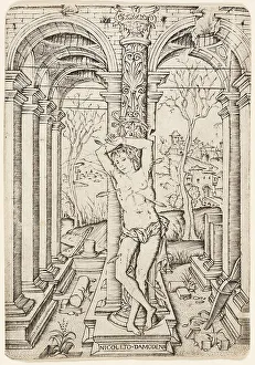 Da Modena Nicoletto Prints: Saint Sebastian, 1500/10. Creator: Nicoletto da Modena