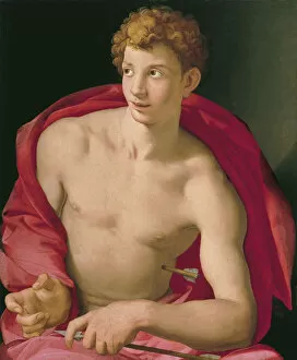 Bronzino Collection: Saint Sebastian, 1533. Artist: Bronzino, Agnolo (1503-1572)