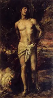 Wound Prints: Saint Sebastian, 1570. Creator: Titian