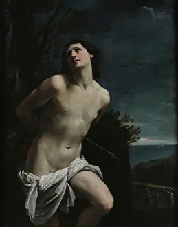 Sebastian Prints: Saint Sebastian, 1616-1617. Creator: Reni, Guido (1575-1642)