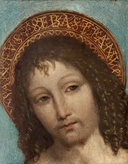 Roman Soldier Gallery: Saint Sebastian. Artist: Bergognone, Ambrogio (1453-1523)