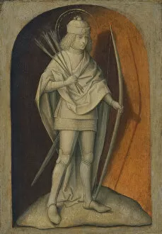 Roman Soldier Gallery: Saint Sebastian. Artist: Master of the Magdalen Legend (active ca 1483-1527)