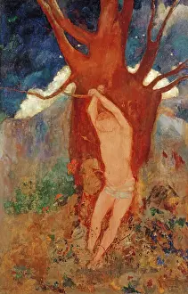 1910 Prints: Saint Sebastian (Basel), 1910. Creator: Odilon Redon
