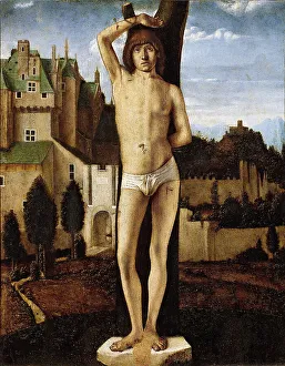 Sebastian Prints: Saint Sebastian, c. 1480. Creator: Montagna, Bartolomeo (1449-1523)