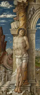 Christian Saint Collection: Saint Sebastian, ca 1459. Artist: Mantegna, Andrea (1431-1506)