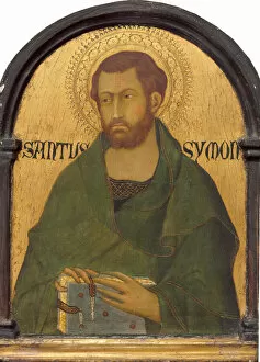 Simone Di Martini Collection: Saint Simon, c. 1315 / 1320. Creator: Simone Martini