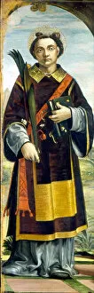 Saint Stephen. Artist: Zenale, Bernardo (1464-1526)