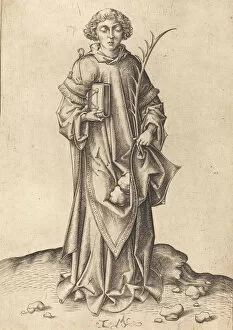 Saint Stephen. Creator: Israhel van Meckenem