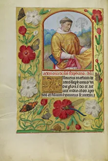 St Stephen Prints: Saint Stephen; Spinola Hours, about 1510-1520