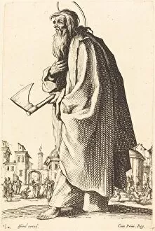 Apostle Jude The Gallery: Saint Thaddeus, published 1631. Creator: Jacques Callot