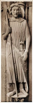 Images Dated 20th February 2007: Saint Theodore, Cathedral of Chartres, France, 13th century