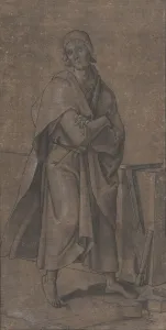 Brush And Gray Wash Gallery: Saint Thomas, 1527. Creator: Hans Holbein the Younger