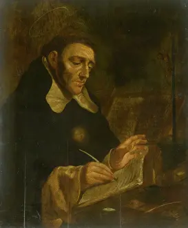 Religious Motif Prints: Saint Thomas Aquinas, c1650. Creator: Unknown