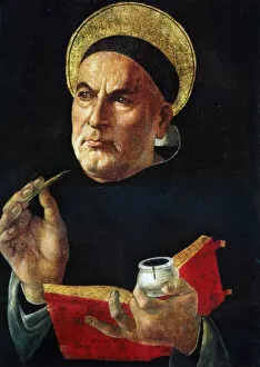 Saint Thomas Collection: Saint Thomas Aquinas. Creator: Botticelli, Sandro (1445-1510)