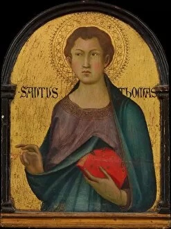 Saint Thomas Collection: Saint Thomas, ca. 1317-19. Creator: Workshop of Simone Martini
