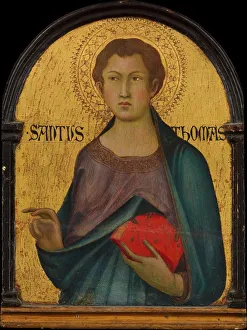 St Thomas Prints: Saint Thomas, ca. 1317-19. Creator: Workshop of Simone Martini
