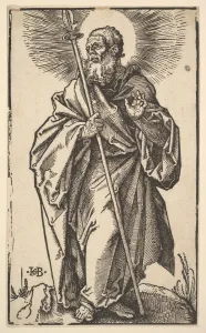 Saint Thomas Collection: Saint Thomas from Christ and the Apostles, 1519. Creator: Hans Baldung