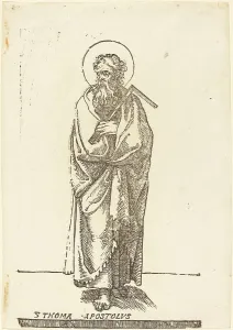 St Thomas Prints: Saint Thomas. Creator: Jacques Stella