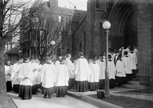 Clergymen Prints: Saint Thomas P.E. Church - Consecration Services