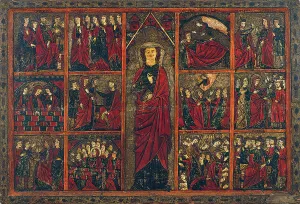 Ursula Of Cologne Prints: Saint Ursula with Scenes from her Life. Artist: Master of Bierge (active ca 1285-1300)