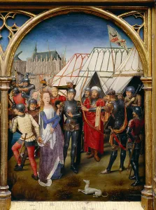 Hans 1433 40 1494 Prints: Saint Ursula Shrine: The Martyrdom of Saint Ursula, 1489