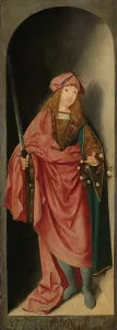 Chastity Prints: Saint Valerian, left wing of a triptych, c.1490-c.1500. Creator: Master of Brunswick