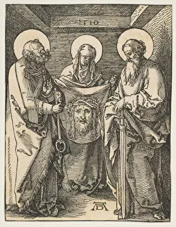 Keys Gallery: Saint Veronica between Saints Peter and Paul, from The Small Passion, 1510