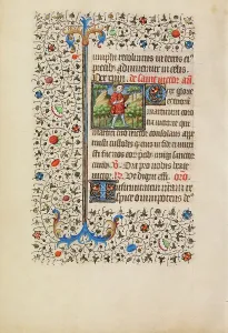 Saint Victor with a Sword; Book of Hours, about 1440-1450. Creator: Workshop of the Bedford Master