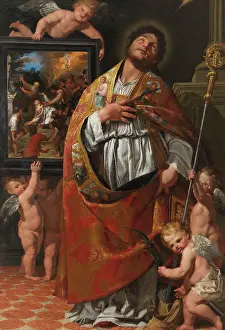 Alberti Prints: Saint Vigilius of Trent, 1673. Creator: Alberti, Giuseppe (1640-1716)