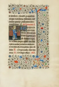Saint Vincent Prints: Saint Vincent with a Book and a Palm; Book of Hours