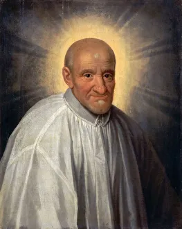 Vincent De Paul Prints: Saint Vincent de Paul (1581-1660). Artist: Francois, Simon (1606-1671)