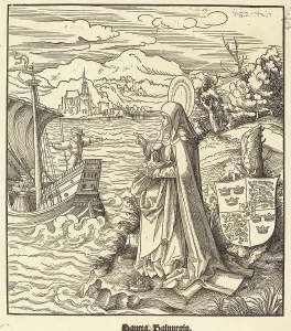 Saint Walpurgis, 1516/1518. Creator: Leonhard Beck
