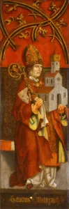 Bishops Mitre Collection: Saint Wolfgang, c. 1500 / 1525. Creator: Unknown