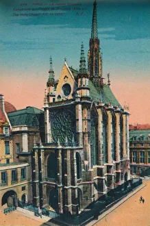 Papeghin Gallery: The Sainte-Chapelle (Holy Chapel), Paris, c1920