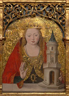 Saints Apollonia, Barbara, and Agatha, 1490 / 1500. Creator: Master Alejo