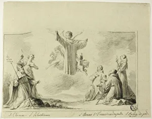 Anthony Of Padua St Prints: Saints Clement, Sebastian, Bruno