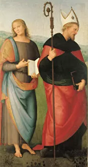 Saints John the Evangelist and Augustine, 1502-1512. Artist: Perugino (ca. 1450-1523)