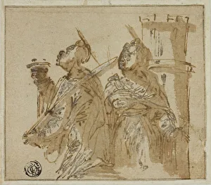 Saints Lucy and Barbara, n.d. Creator: Unknown