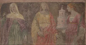 Muzeum Narodowe Prints: Saints Martha, Catherine and Barbara