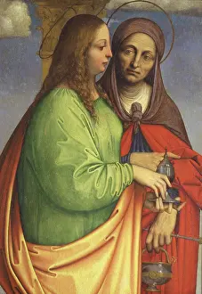 Martha Prints: Saints Martha and Mary Magdalene