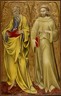 Tempera On Wood Collection: Saints Matthew and Francis, ca. 1435. Creator: Giovanni di Paolo