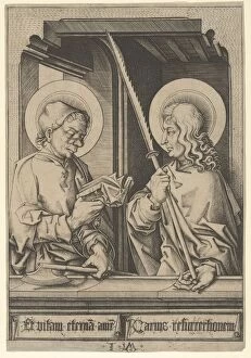 Disciple Gallery: Saints Matthias and Judas Thaddaeus, from The Apostles, .n.d