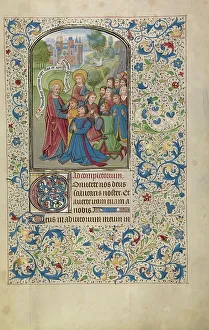 Vrelant Guillaume Prints: Saints Peter and John Baptizing the Samarians; Arenberg Hours