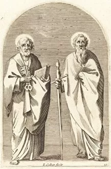 St Peter Gallery: Saints Peter and Paul, 1608 / 1611. Creator: Jacques Callot