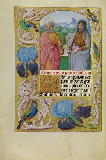 Saul Prints: Saints Peter and Paul; Spinola Hours