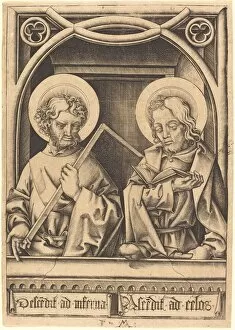 Saints Thomas and James the Less, c. 1480 / 1485. Creator: Israhel van Meckenem